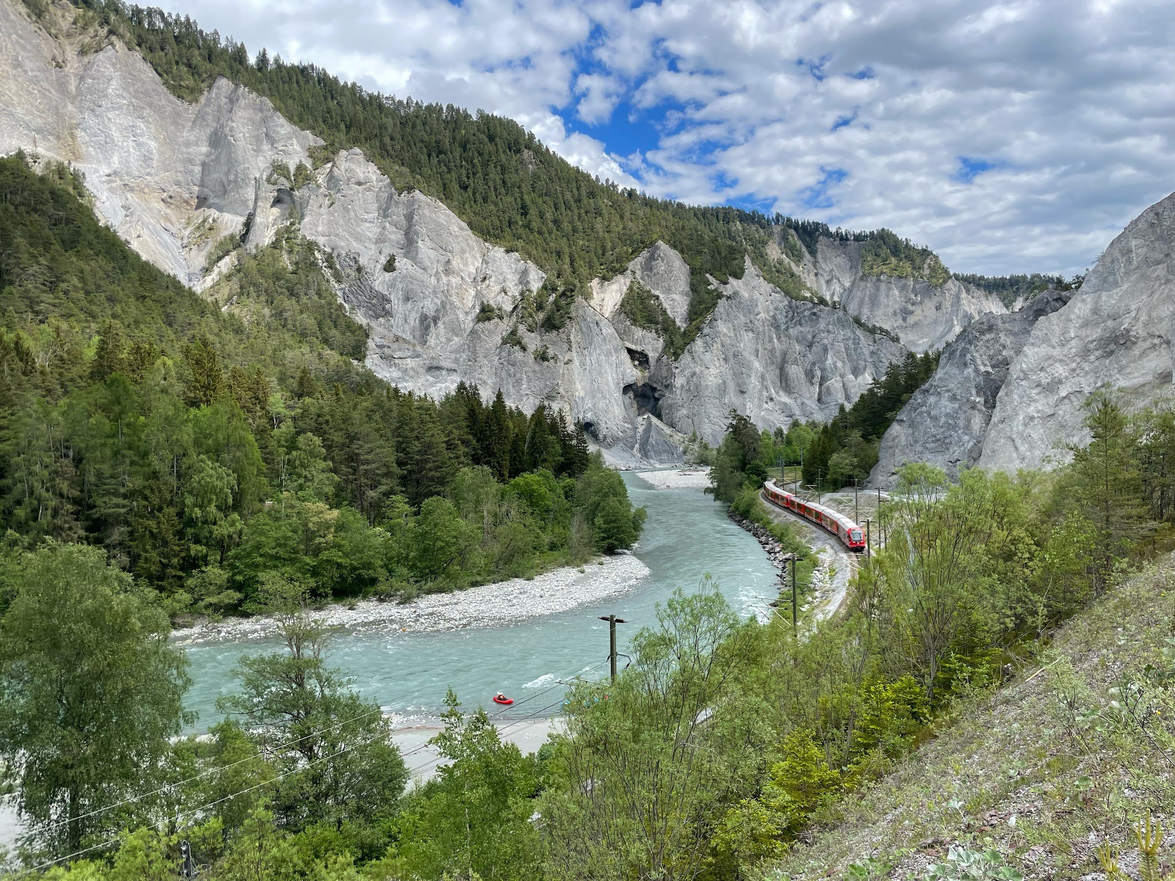 Rheinschlucht (Ruinaulta) - Rhine Gorge